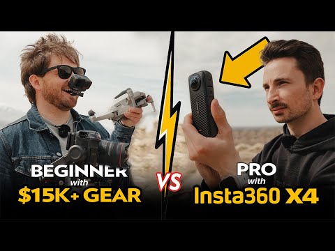 Beginner w/ $15K+ Gear vs. Pro w/ Insta360 X4 [Video]