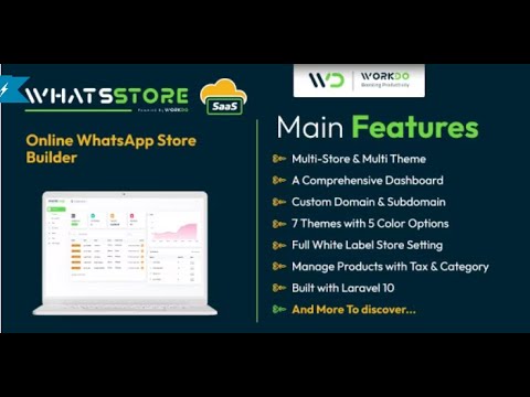 How to Install  WhatsStore SaaS – Online WhatsApp Store Builder [Video]