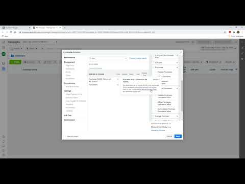 07   Ads Manager Column Setup Purchase E Commerce [Video]