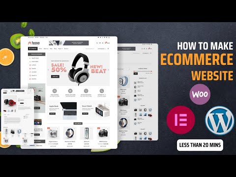 How to Create a WooCommerce WordPress Website for Free with Bosa eCommerce Shop Theme [Video]