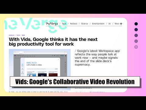 Introducing Vids: Google’s Revolutionary Productivity Tool for Collaborative Video Creation
