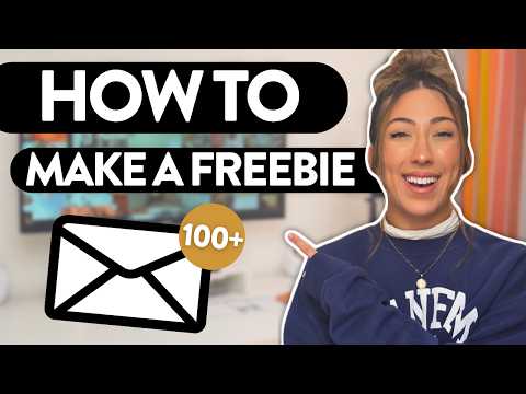 How to Create A Freebie that GROWS YOUR EMAIL LIST📈 (step-by-step tutorial) [Video]
