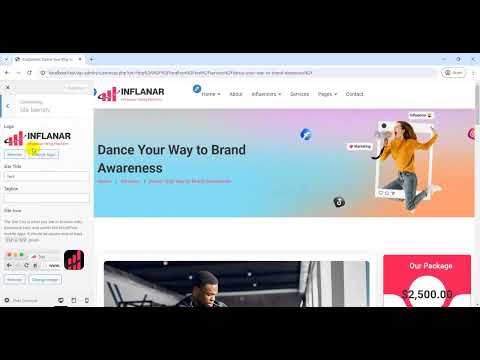 Inflanar – Influencer Marketplace WordPress Theme – Logo and Favicon [Video]