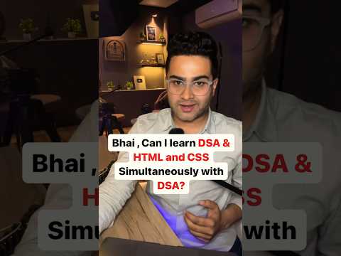 Is DSA really required for Web Development? 🤔 [Video]