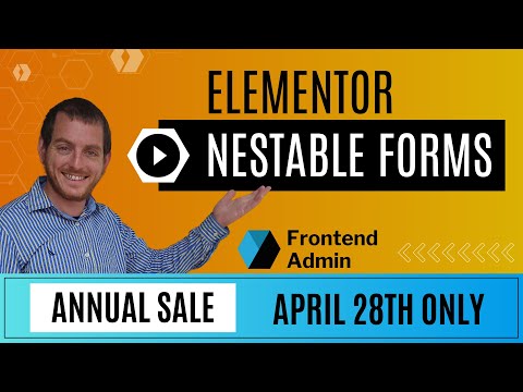 The NEW Elementor Nestable Forms Widget with Frontend Admin [Video]