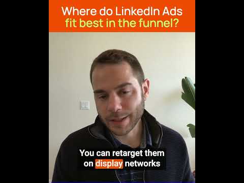 Where do LinkedIn Ads fit best in the funnel? [Video]