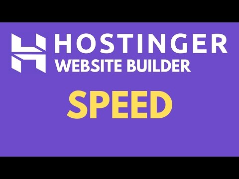 6) Hostinger Website Builder Tutorial 2024 : Speed [Video]