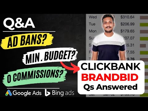 Clickbank Affiliate Marketing with Google/Bing Ads: Brand Bidding Q&A (2024) [Video]
