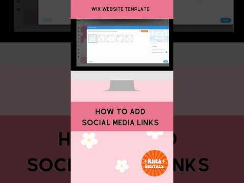 ⭐Learn how to add social media links to your website with this quick tutorial! 🌐✨ [Video]
