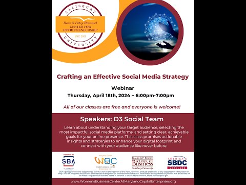 CRAFTING AN EFFECTIVE SOCIAL MEDIA STRATEGY [Video]
