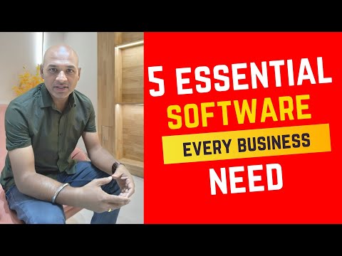5 Most Essential Software Every Business Needs. [Video]