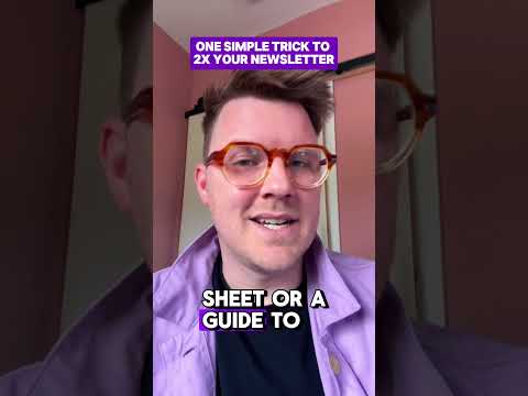2xed newsletter subscribers: I can’t believe it took me so long to do this [Video]