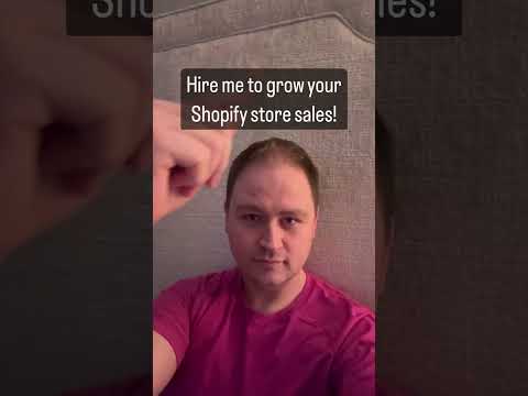 🤔 are you ready to increase your Shopify store sales? Lets work together [Video]