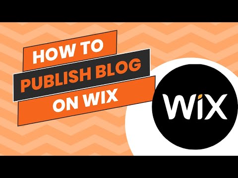 How to Publish Blog on Wix | Wix SEO [Video]