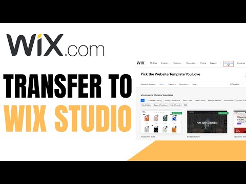 How To Transfer Wix To Wix Studio | (Quick & Easy 2024) [Video]