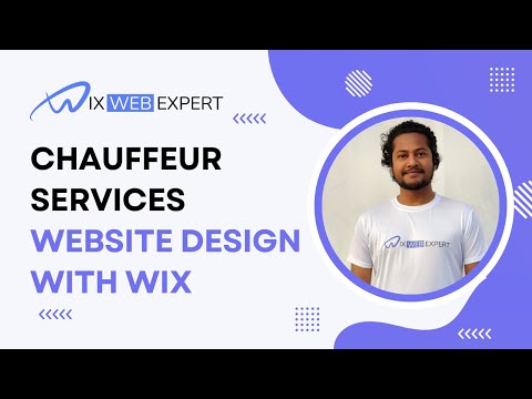 Homepage Design For A Chauffeur Services Website  | Wix Web Expert [Video]