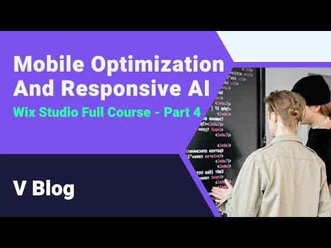 Wix Studio Full Course Part 4 - Mobile Optimization and Responsive AI [Tutorial 2024] [Video]