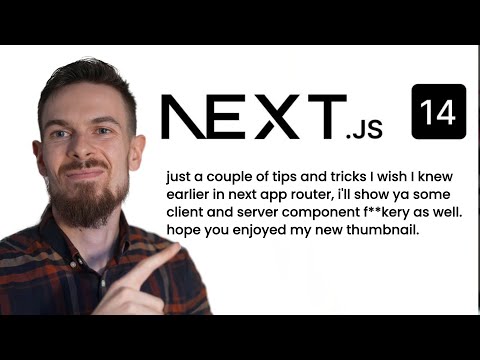 5 Tips and Tricks To Make Your Life With Next js 14 Easier [Video]
