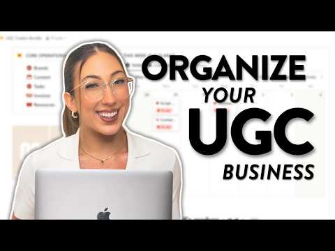 How To Organize & Run Your UGC Business | 5 Easy Steps to Success! [Video]