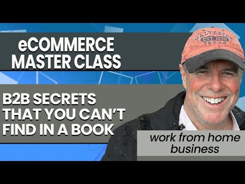 ecommerce master class-learn b2b ecommerce in this 12 week course which includes a powerful website [Video]