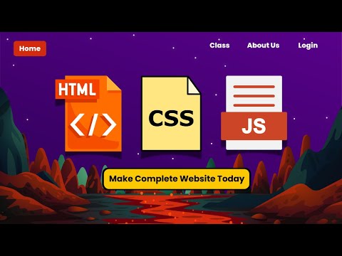 How To Create A Website using HTML & CSS  Step by Step Tutorial [Video]