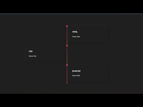 Create Timeline Design For Website Using HTML & CSS | Responsive Web Design [Video]