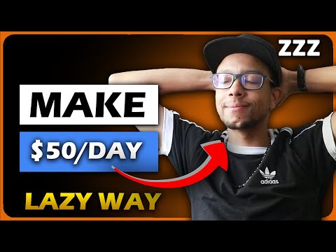4 Laziest Ways To Earn Money Online FAST In 2024 ($50/Day) For Beginners [Video]