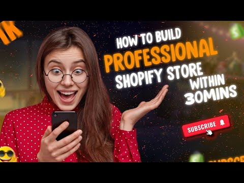 Design Your Shopify Store In  30Min| shopify store kaise banaye|Complete Store design For beginners [Video]