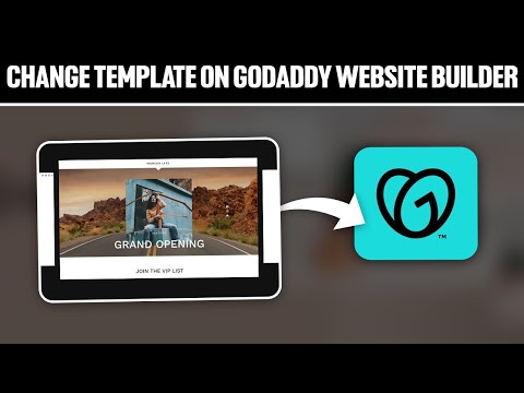 How To Change Template On GoDaddy Website Builder 2024! (Full Tutorial) [Video]