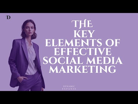 The key elements of effective social media marketing for your business. [Video]