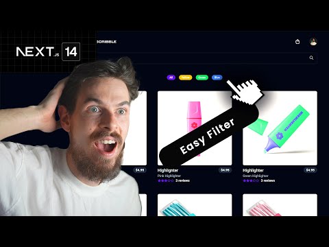 Nextjs 14 Simple  Filtering Tutorial  Server Actions, React Query Drizzle [Video]