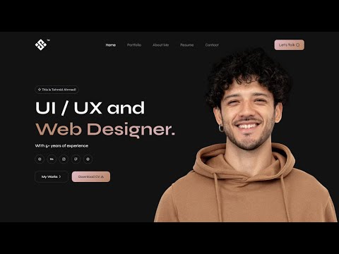 Responsive Personal Portfolio Website Using HTML And CSS Step By Step [Video]