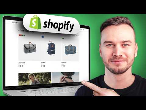 How to Create a Shopify Website 2024 – eCommerce Website Tutorial [Video]