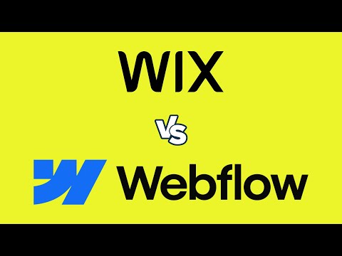 Wix vs Webflow (2024) — Which is the Better Website Builder? [Video]