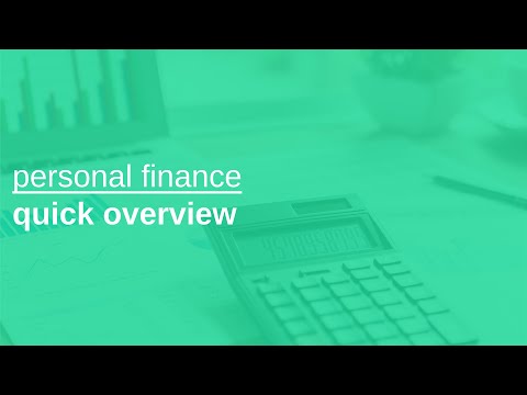 personal finance quick overview | learn personal finance basics [Video]