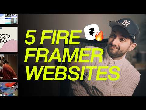 5 FIRE Framer Websites For Inspiration [Video]