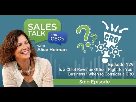 Is a Chief Revenue Officer Right for Your Business? When to Consider a CRO [Video]