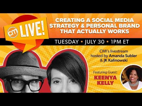 Creating a Social Media Strategy & Personal Brand That Actually Works| Live With CMI [Video]