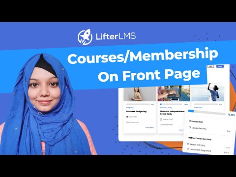 Courses or Memberships do not display on the Front Page [Video]