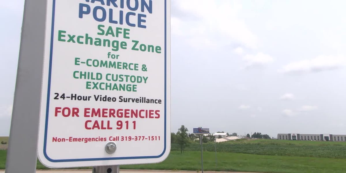 Marion Police Department installs Safe Exchange Zone at station [Video]