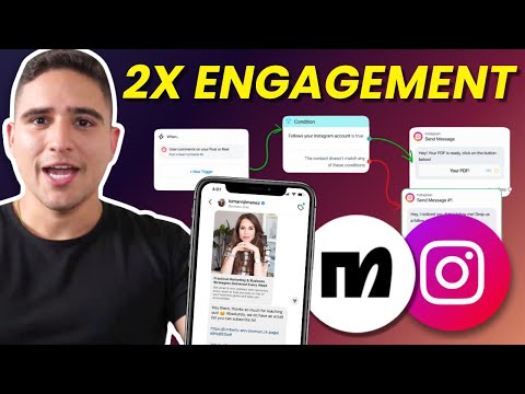 ManyChat Tutorial to Double Your Instagram Engagement, Followers and Leads! [Video]