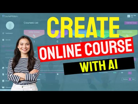 Create An Online Course With AI |  For Any Niche or Topic [Video]