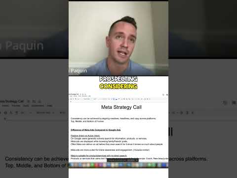 Unveiling the synergy between Google and Meta ads! [Video]