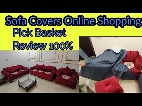 Online Shopping || Stitched Sofa Covers || Sofa sheets || pick Basket review || Real Beauty Secrets [Video]