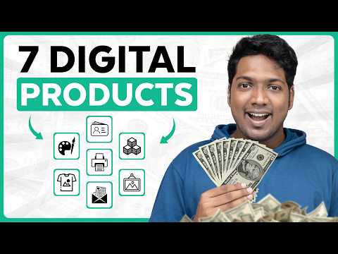 7 Digital Product Ideas Using AI to Make Passive Income (💰$20,944/Month) [Video]