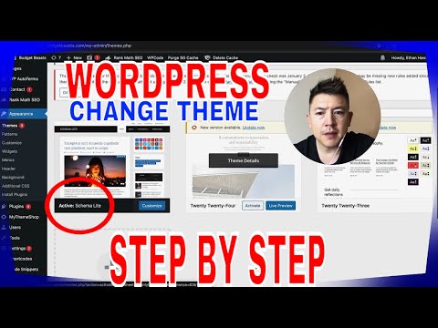 ✅  How To Change Update WordPress Theme 🔴 [Video]