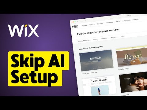 How to Make a Website on Wix Without AI [Video]