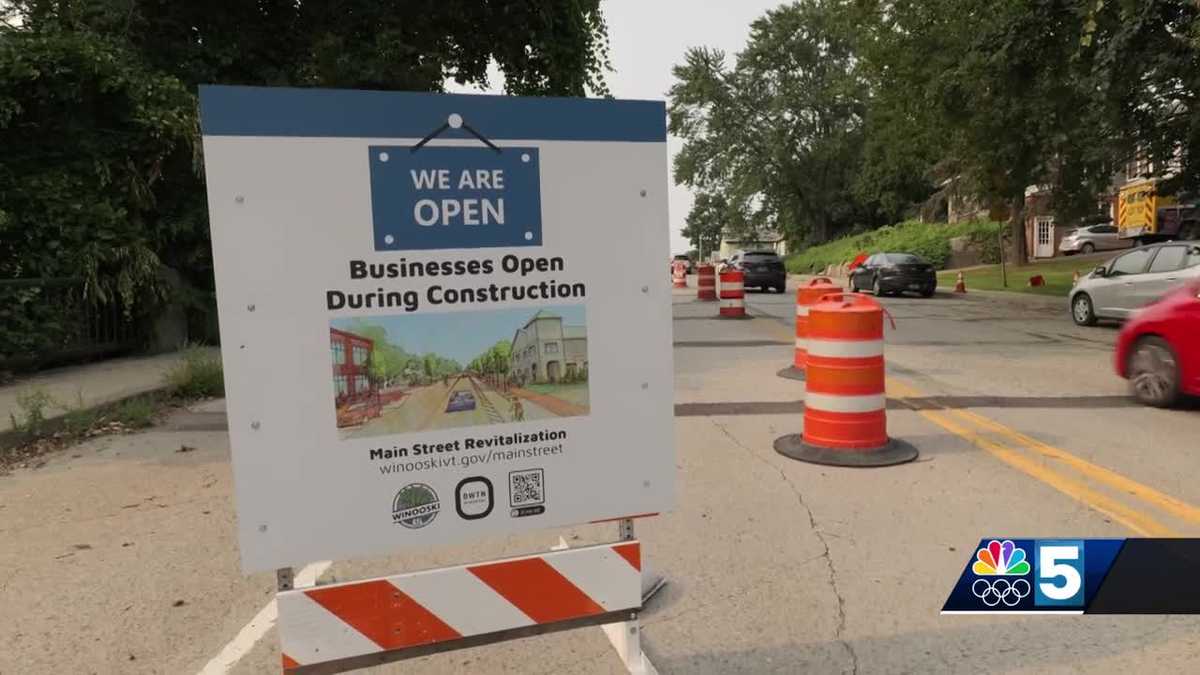 Main Street construction causing major impacts for Winooski businesses in a short period [Video]