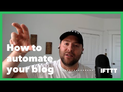 How an IFTTTer automatically shares their blog [Video]