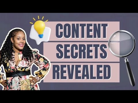 The CONTENT CREATION Secret I Wish I Knew Sooner [Video]